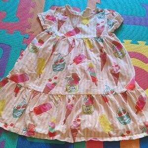 Mini Boden Pink Ice Cream and Popsicle Dress